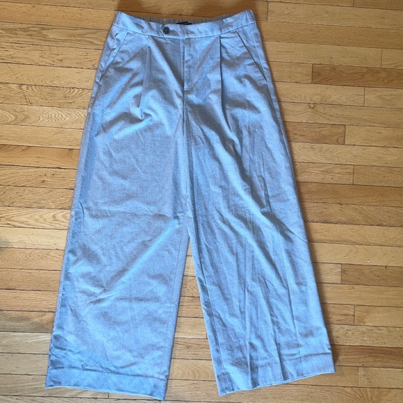 Banana Republic Wide Leg Trousers Dress Pants - Picture 1 of 12